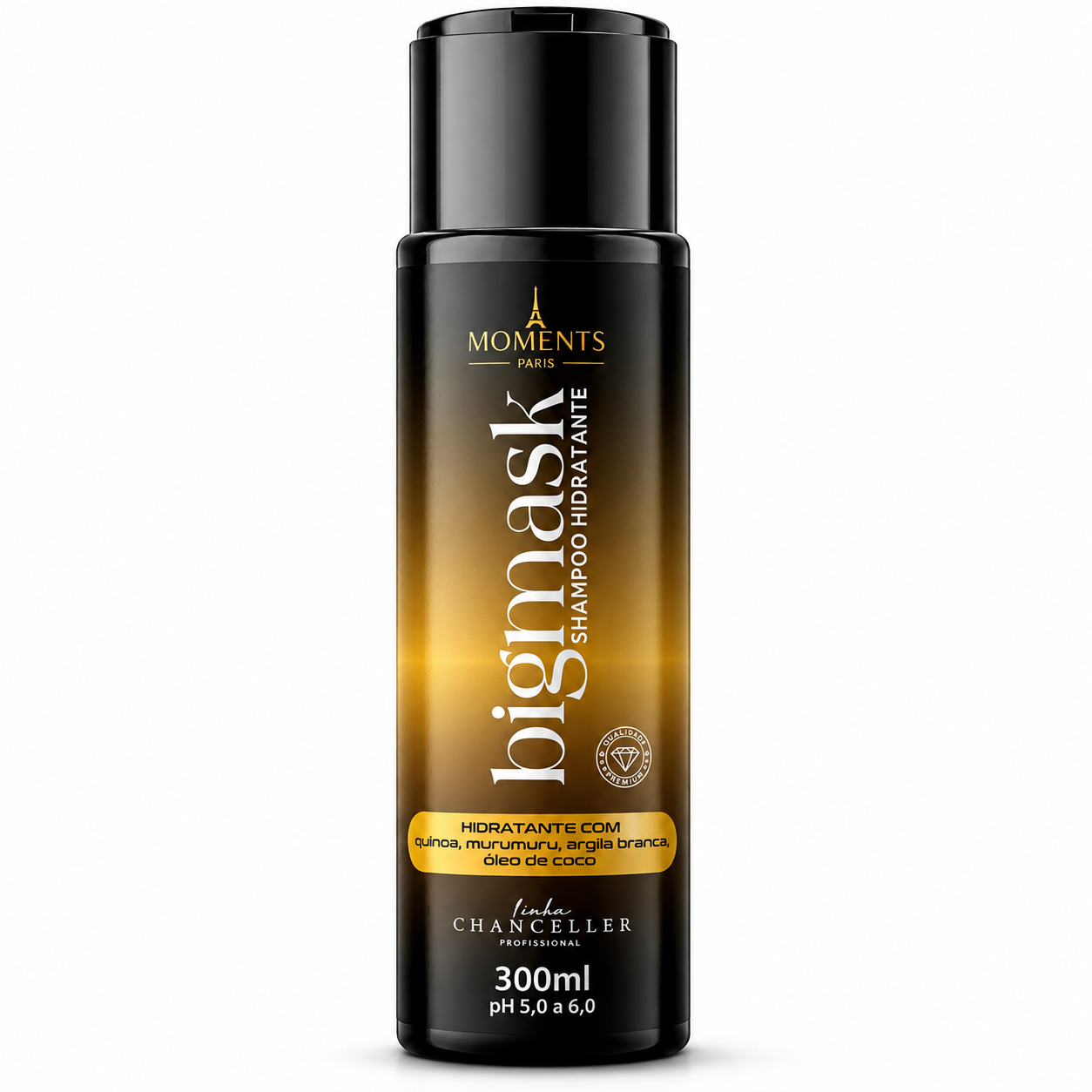 Moments Paris Big Mask Hidratação Intensiva Shampoo - 300ml
